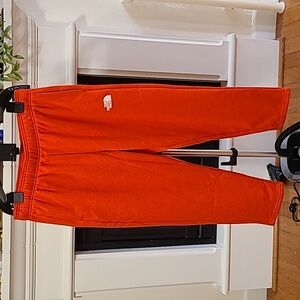 THE NORTH FACE WOMENS RELAXED FIT SWEATPANT ORANGE(FIERY RED) NWT